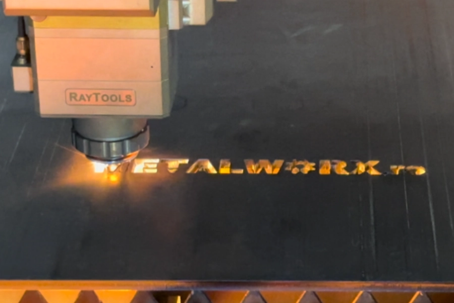 Laser cutting metalworx logo